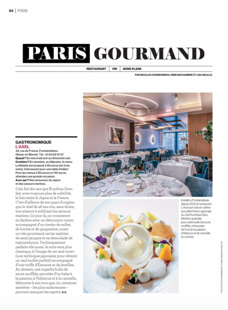 Le Parisien - Paris Gourmand